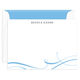 Elegant Flourish Flat Note Cards Image 3 of 8